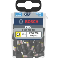 Bosch PRO Torx slagbor, T30, 25 mm, 10 x 25 stk.