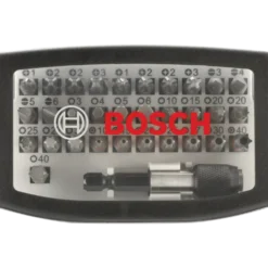Bosch Skruetrækkerbitsæt PH, PZ, H, T og 'Quick Change'-universalholder, 32 dele