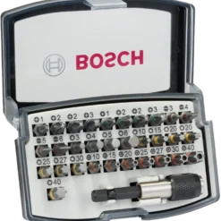 Bosch Skruetrækkerbitsæt PH, PZ, H, T og 'Quick Change'-universalholder, 32 dele