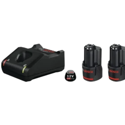 Bosch startsæt 2x GBA 12V 3.0Ah + hurtiglader