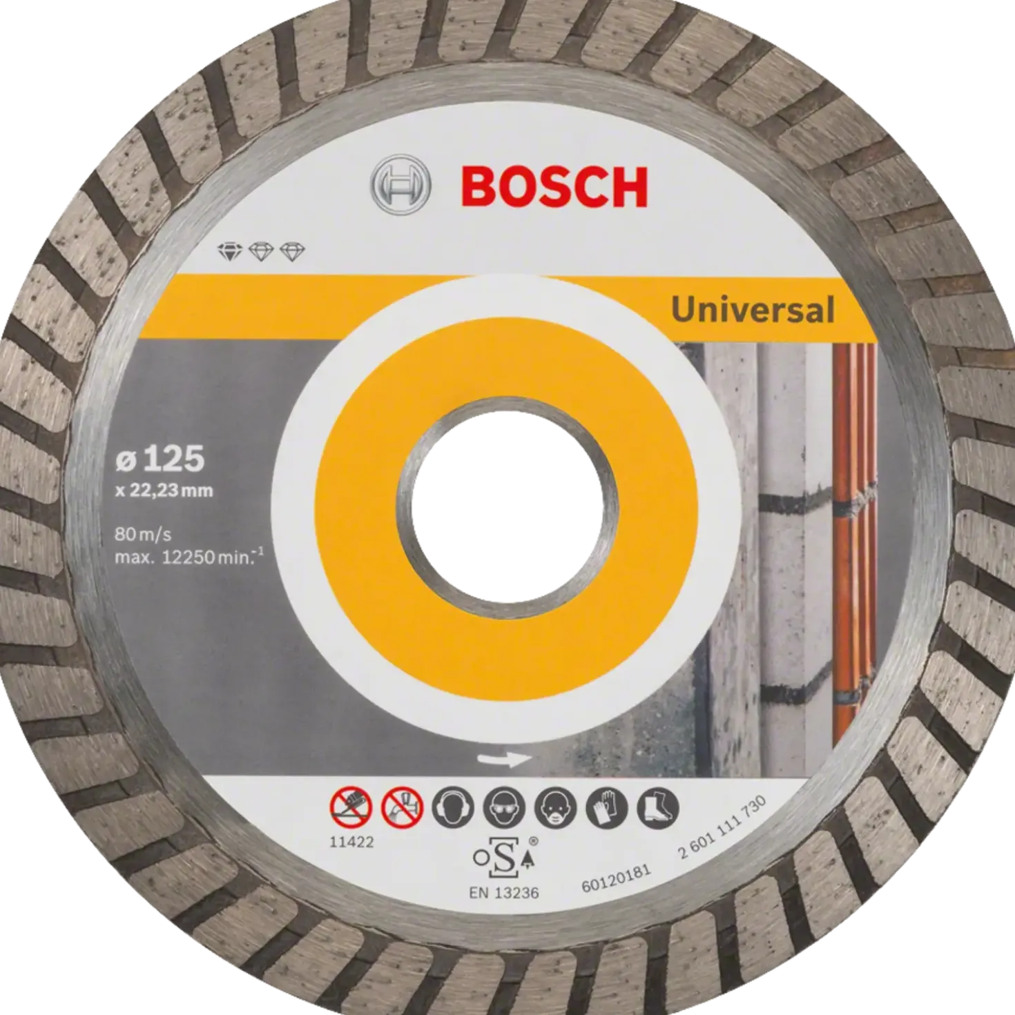 Bosch universal turbo-diamantskive Ø125/ø22,23 mm