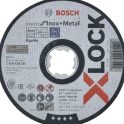 Bosch X-Lock Expert skæreskive for Inox og Metal lige 125x1 mm