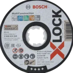 Bosch X-Lock Multi Material skæreskive lige 115x1 mm