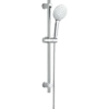 Bruserstangsæt 3- jet krom og Ø120 mm håndbruser