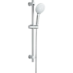 Bruserstangsæt 3- jet krom og Ø120 mm håndbruser