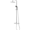 Brusesystem inkl. termostat krom
