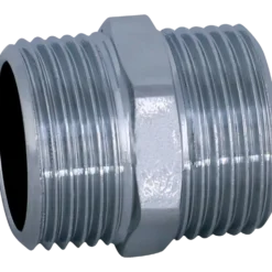 Brystnippel 3/8" R10 krom
