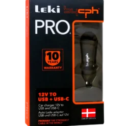 Bycph PRO Adapter - 12V Billader til USB/USB-C