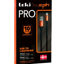 Bycph PRO Kabel - USB til Lightning, 1 m