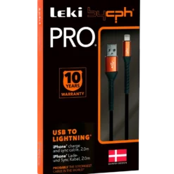Bycph PRO Kabel - USB til Lightning, 2 m
