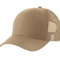 Carhartt canvas mesh back cap mørk khaki
