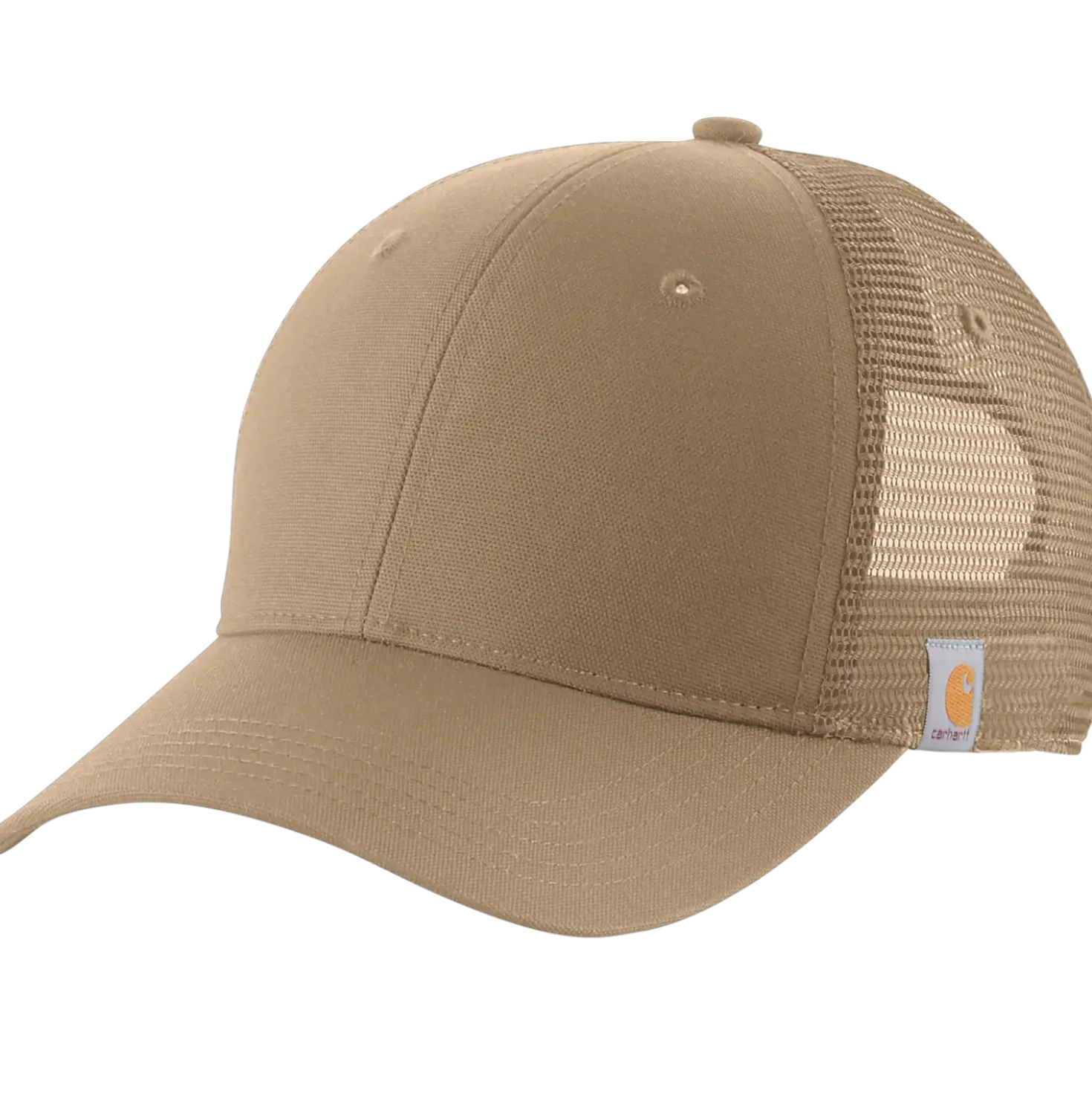 Carhartt canvas mesh back cap mørk khaki