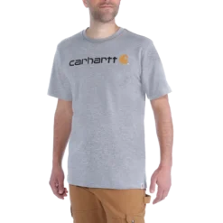 Carhartt core logo t-shirt grå str. M