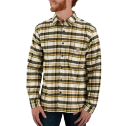 Carhartt flannel skjorte lys str. 2XL