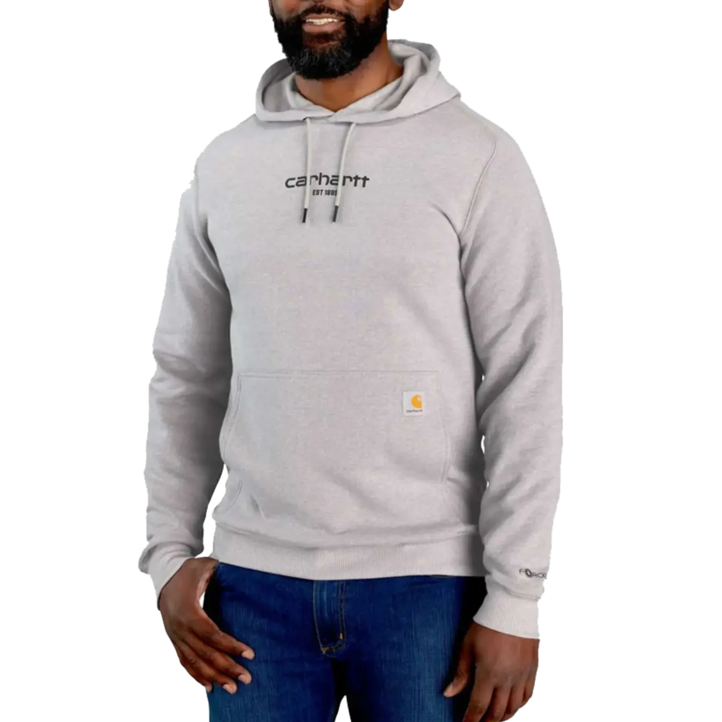 Carhartt Force logo sweatshirt grå str. XL