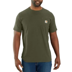 Carhartt 106652 Force™ pocket T-shirt grøn str. L