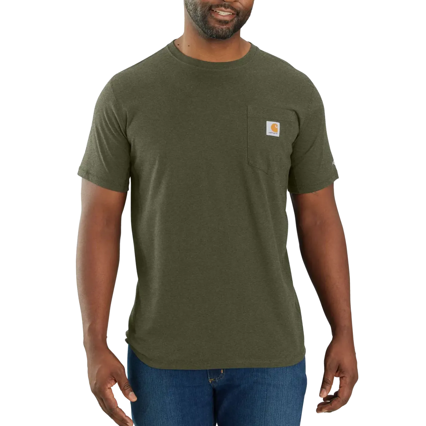 Carhartt 106652 Force™ pocket T-shirt grøn str. L