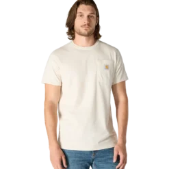 Carhartt 106652 Force™ pocket T-shirt lys beige str. L