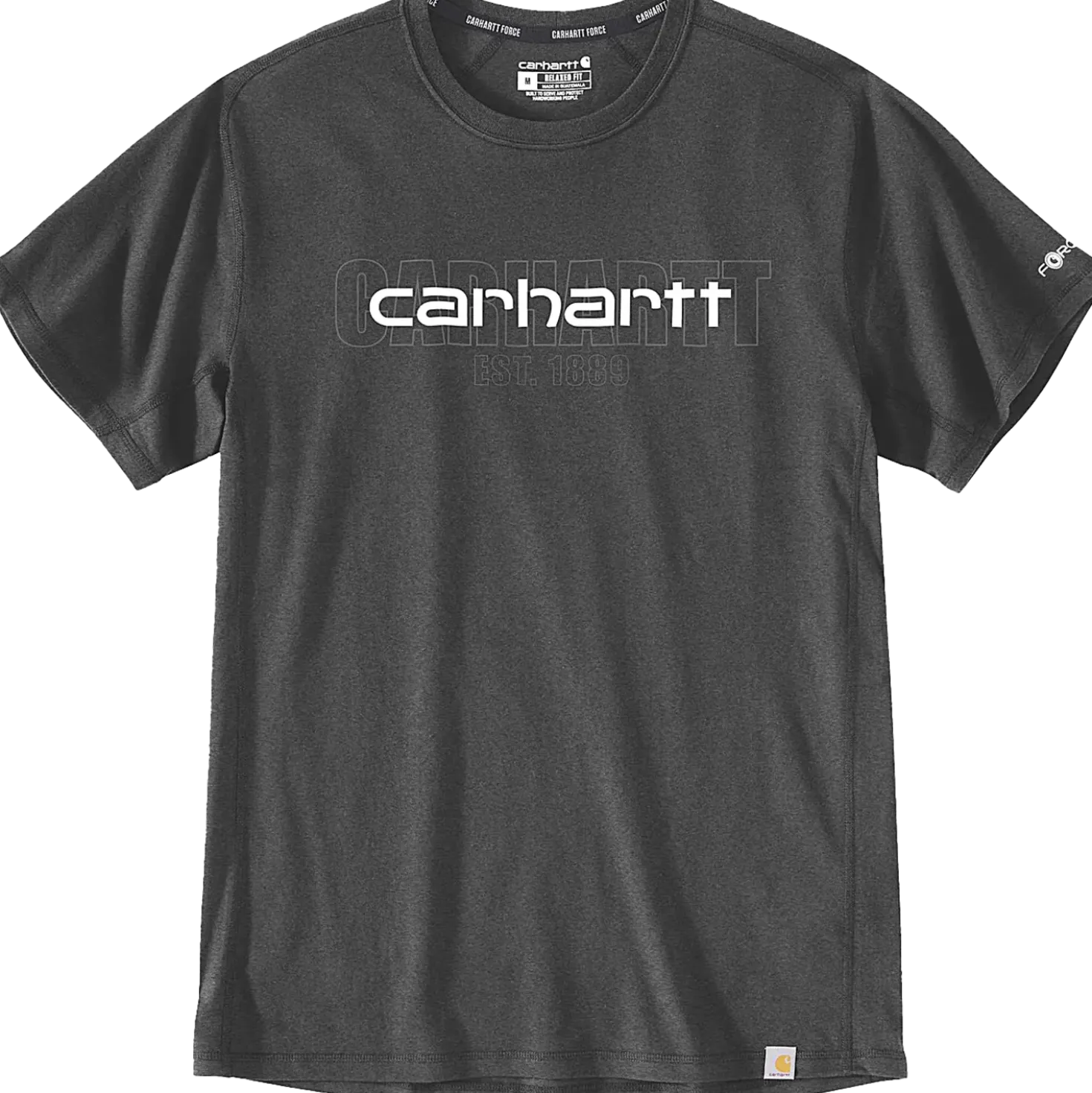 Carhartt force s/s logo graphic t-shirt koksgrå str. M