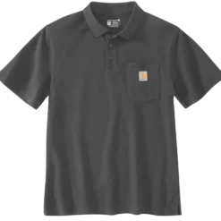 Carhartt 106685 Midweight s/s pocket polo koksgrå str. M