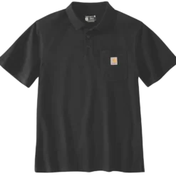 Carhartt 106685 Midweight s/s pocket polo sort str. M