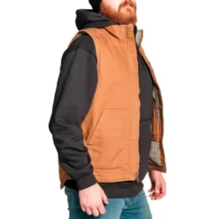 Carhartt Mock Neck vest brun str. L