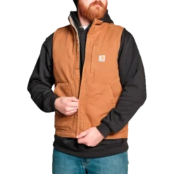 Carhartt Mock Neck vest brun str. L