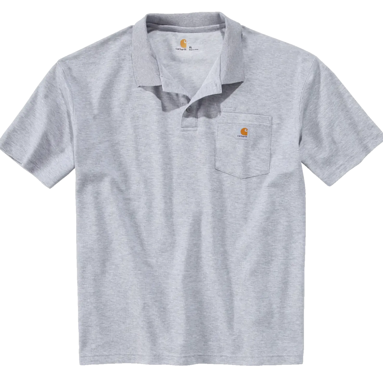 Carhartt polo t-shirt str. S grå