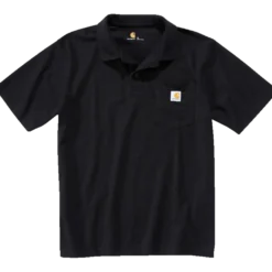 Carhartt polo t-shirt str. S sort