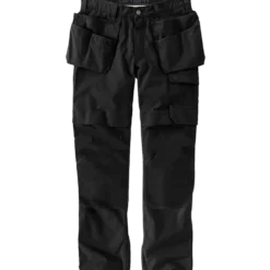 Carhartt 105070 steel cargo multi-pocket bukser Sort str. 32-32
