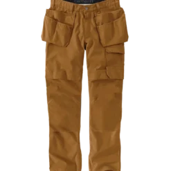 Carhartt 105070 steel cargo multi-pocket bukser Brun str. 36-32