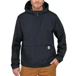 Carhartt 105749 vandafvisende anorak sort str. M