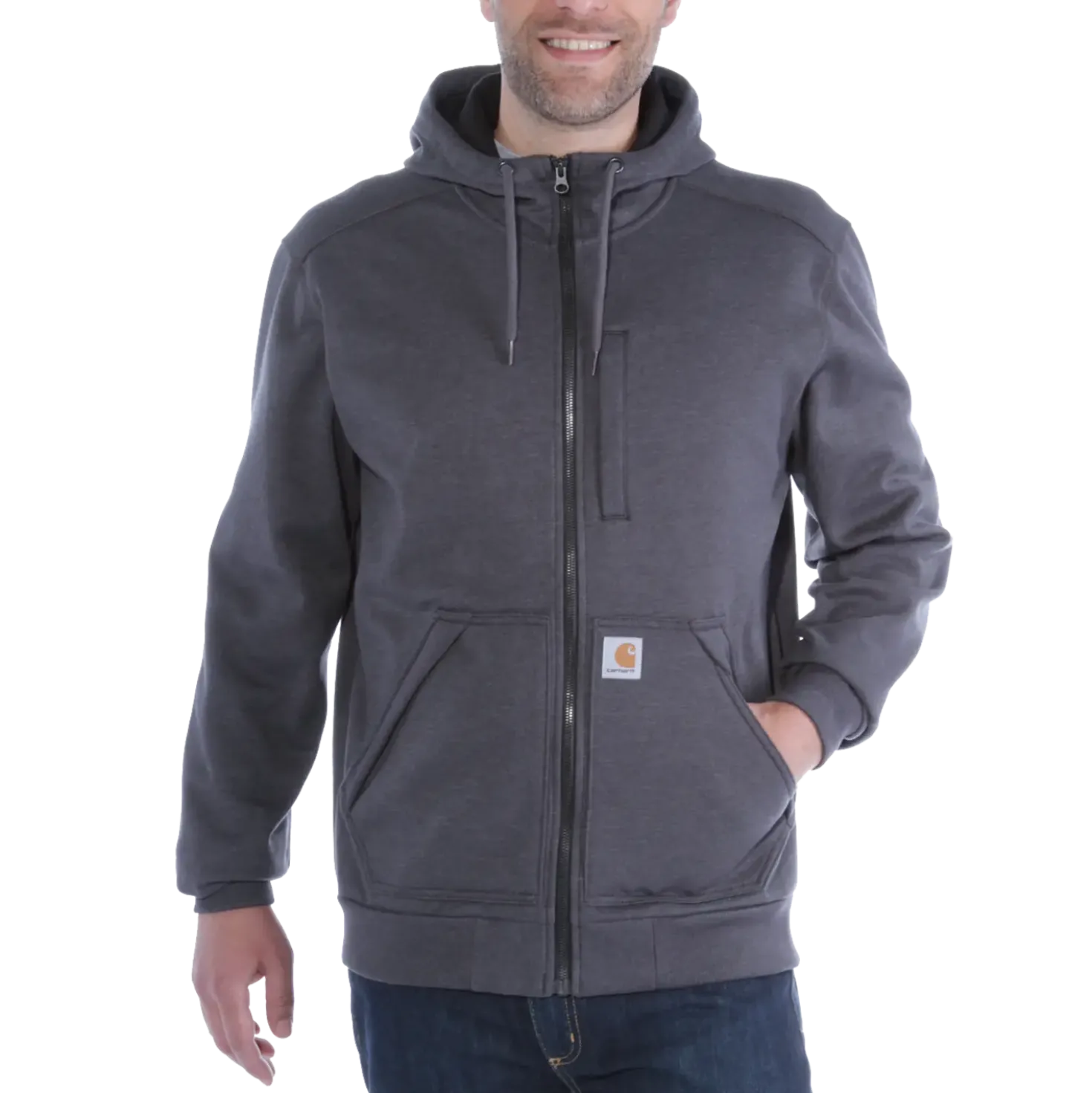 Carhartt Wind Fight hættetrøje peat str. XL