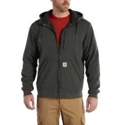 Carhartt Wind Fight hættetrøje peat str. XL