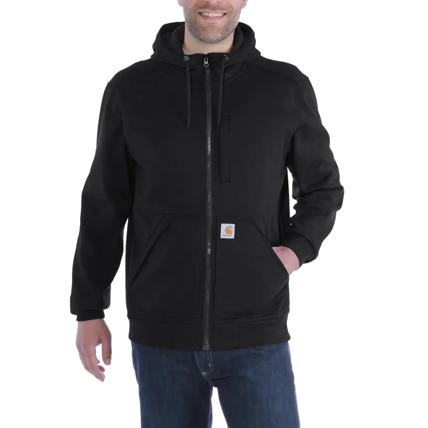 Carhartt Wind Fight hættetrøje sort str. XL