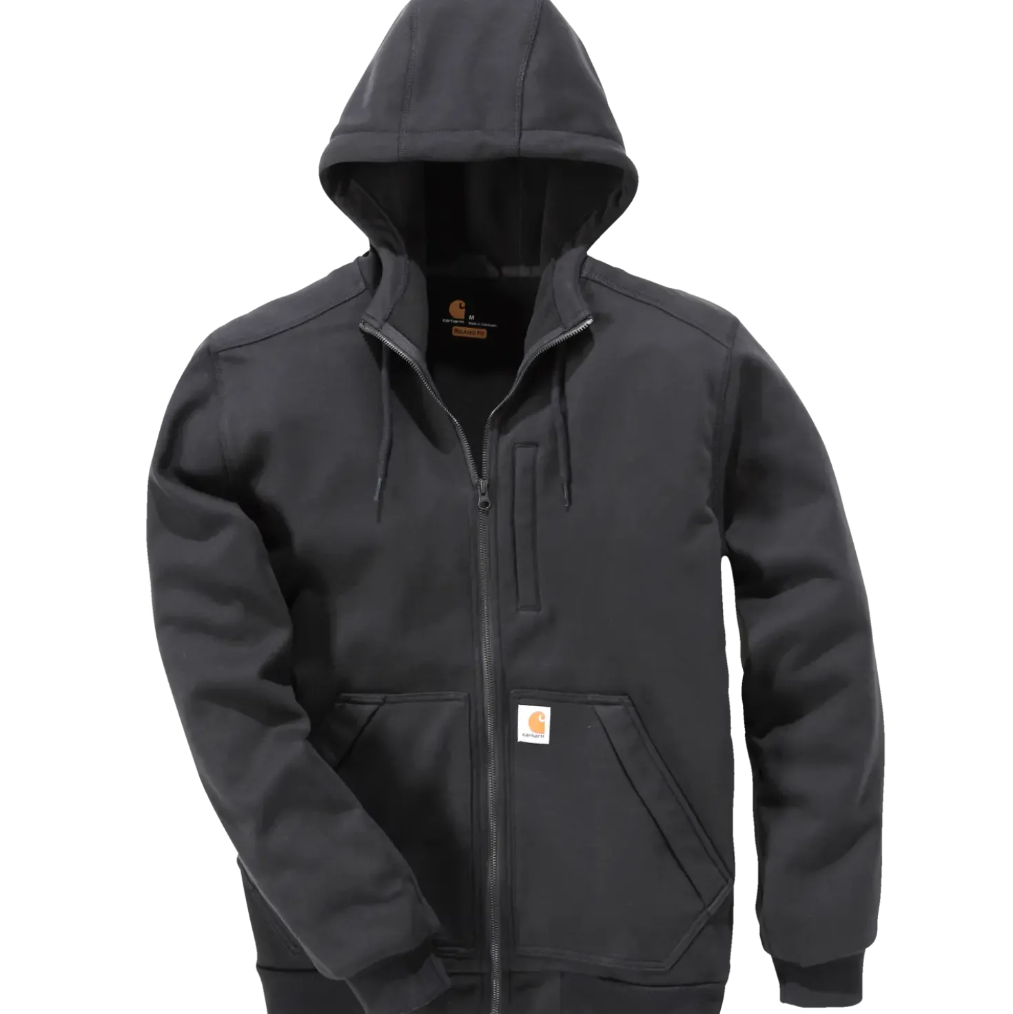 Carhartt Wind Fight hættetrøje sort str. XL