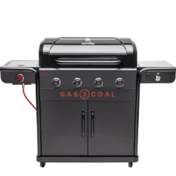 Char-Broil Gas2Coal Special Edition 4 - hybridgrill (gasgrill/kulgrill) med 4 brændere