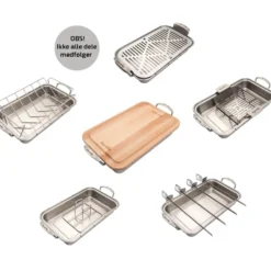 Char-Broil Grill+® bradepande og skærebræt bambus