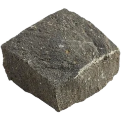 Chaussésten G685 flækket 9x9x5 cm sortgrå