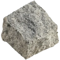 Chaussésten G603 kløvet 9x9x5 cm lysegrå