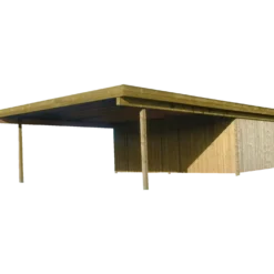 Christian dobbelt carport med redskabsrum 836x630 cm - UDEN TAG
