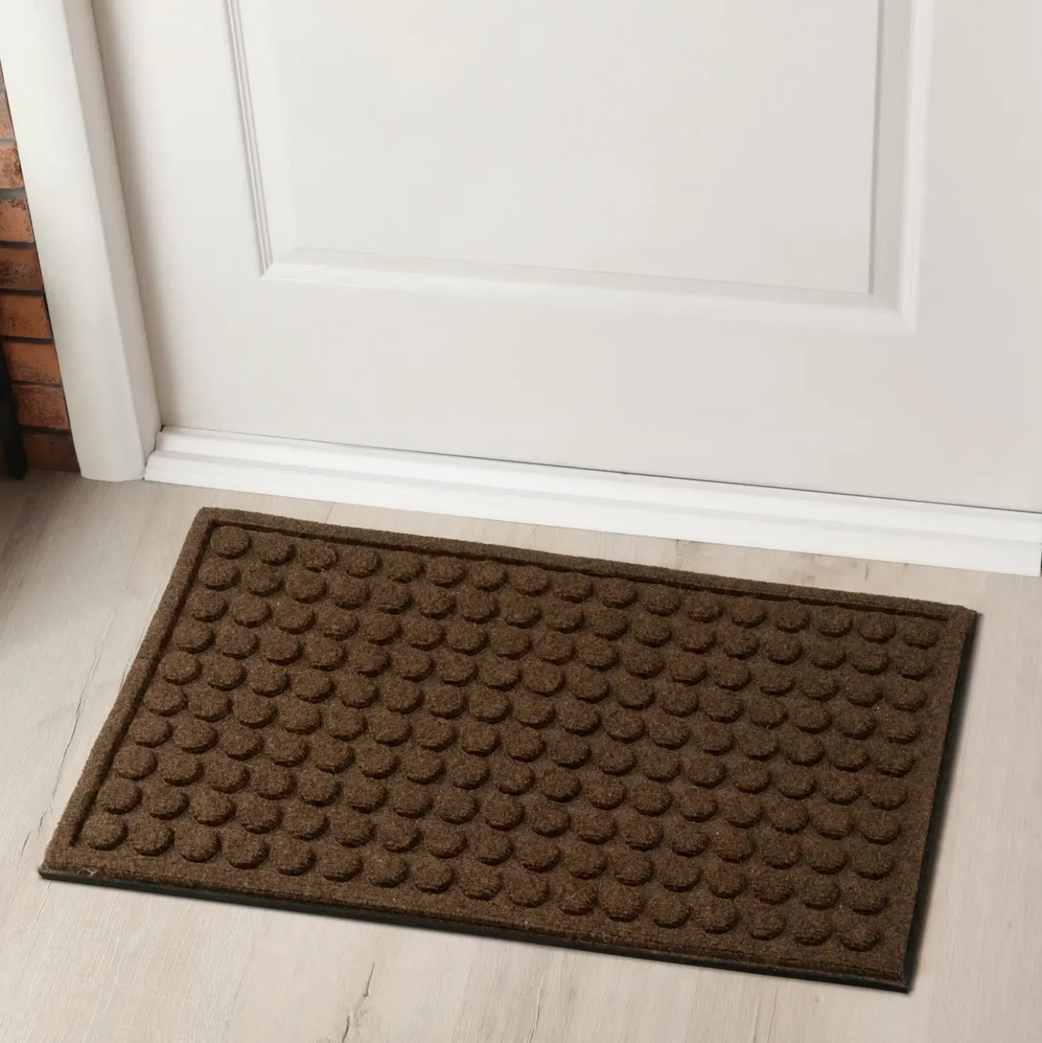 Clean Carpet dørmåtte ECO Redonda 45x75 cm brun