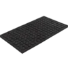 Clean Carpet dørmåtte ECO Redonda 45x75 cm antracit