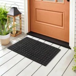 Clean Carpet dørmåtte ECO Redonda 45x75 cm antracit