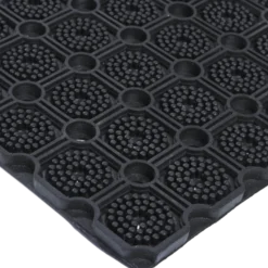 Clean Carpet Pico ringmåtte 40x60 cm sort
