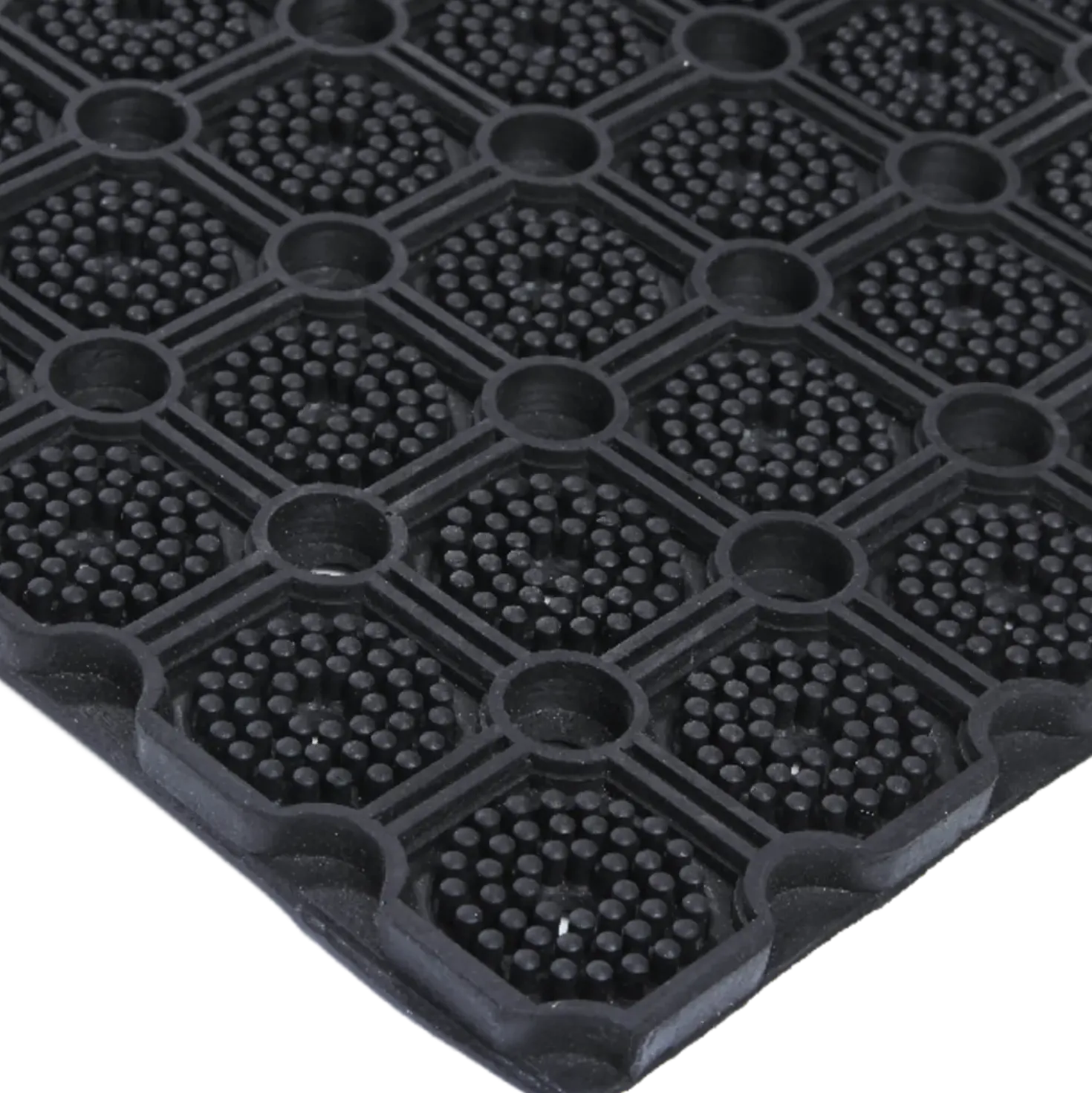 Clean Carpet Pico ringmåtte 40x60 cm sort