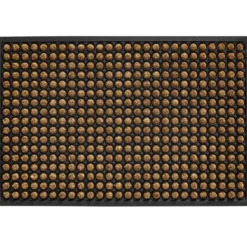 Clean Carpet Rubco dots kokos/gummimåtte 40 × 60 cm