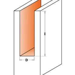 CMT K8 notfræsejern HM 10x31/60