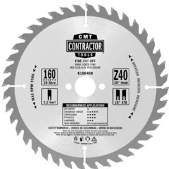 CMT savklinge Contractor 160x2,2x20 Z40W 10 stk pk