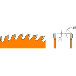 CMT savklinge t/fibergips 160x2,2x20 mm. Z24